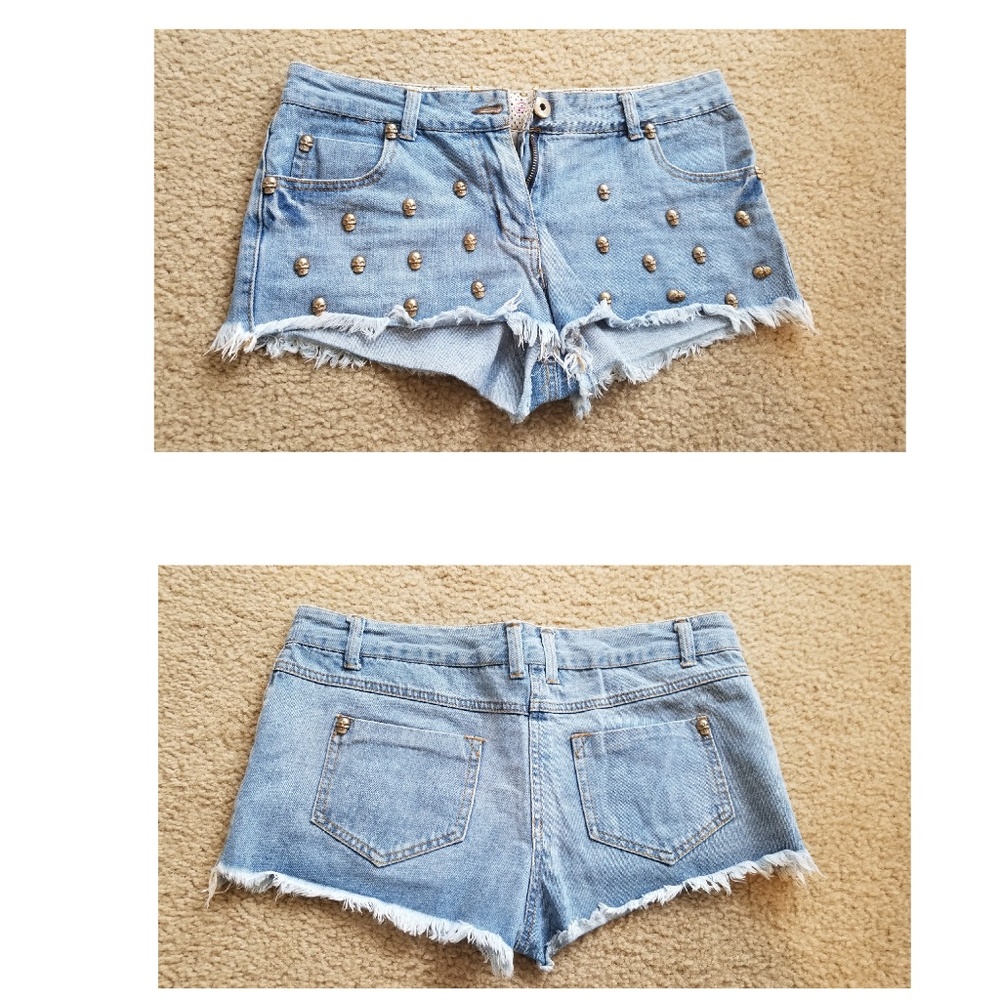 Denim shorts